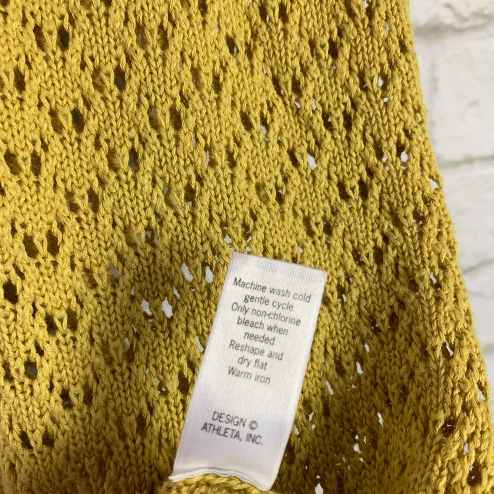 Athleta Knit Mandala Flower Pullover Sweater Vest - Picture 9 of 9
